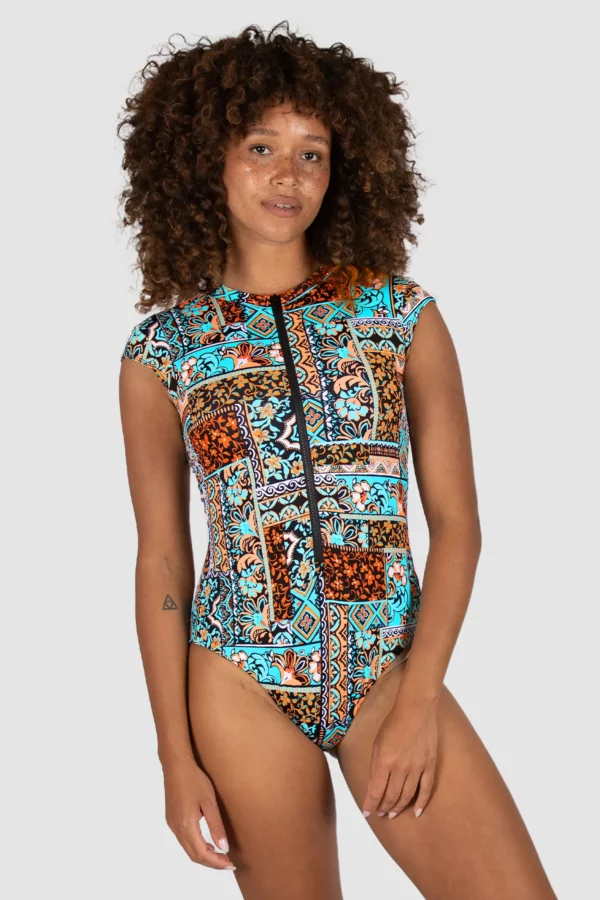 Tulum Zip Front Surfsuit Swimwear - Image 3