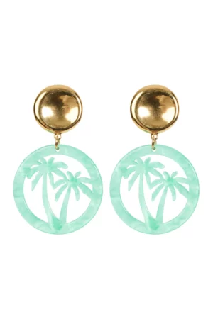 Haiti Palms Earring - Green