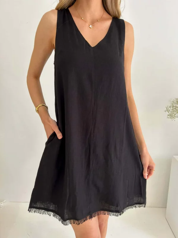 Vera Dress - Black - Image 4