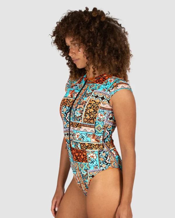 Tulum Zip Front Surfsuit Swimwear - Image 4