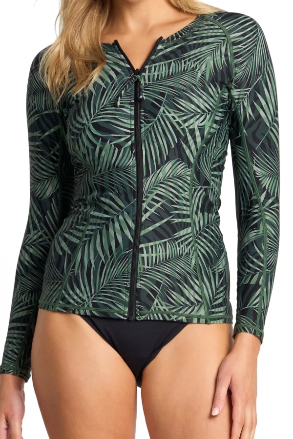 Lombok Long Sleeve Rashie - Black - Image 3
