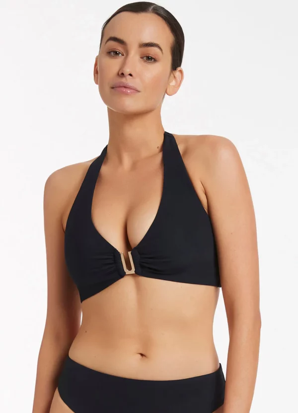 Jetset D-DD Halter Top - Black