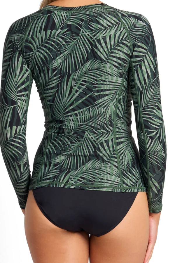 Lombok Long Sleeve Rashie - Black - Image 4