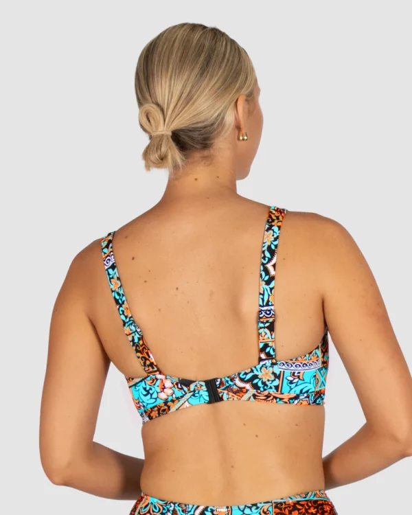 Tulum E-F-G Cup Lace Up Bikini Bra Top - Image 5