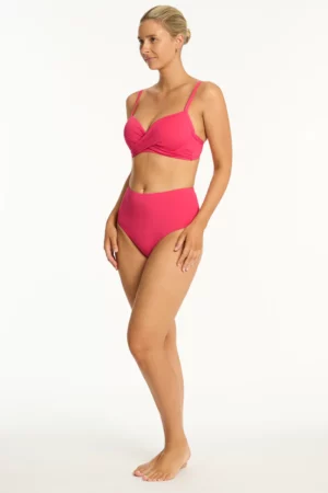 Essentials Edit High Waist Pant - Pink