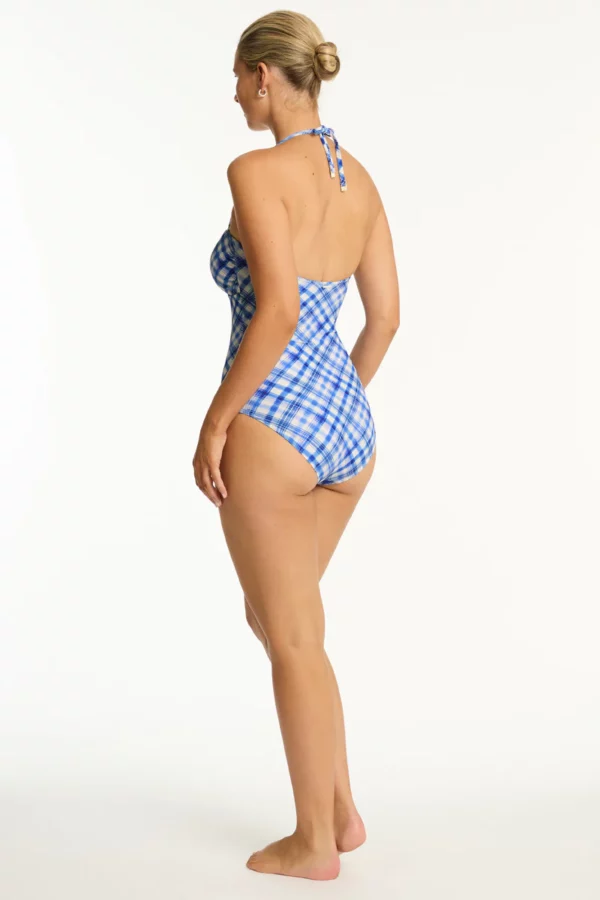 Somerset U Bar One Piece - Blue - Image 2