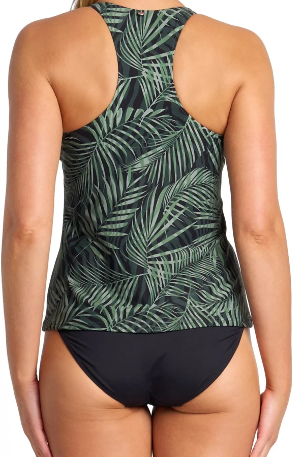 Lombok High Neck Singlet - Black - Image 6