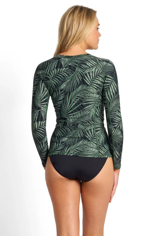 Lombok Long Sleeve Rashie - Black - Image 5