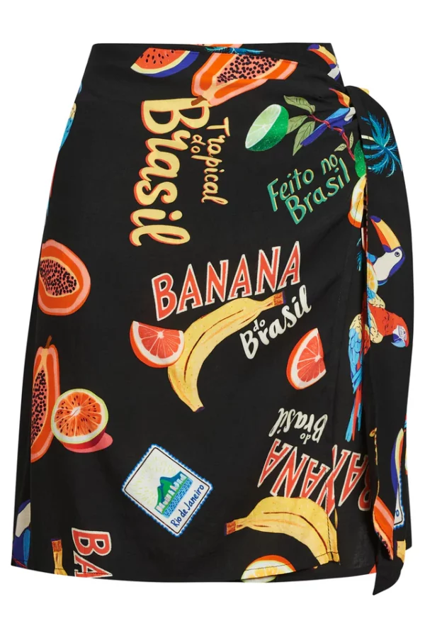 Cabana Mini Skirt - Brasil Black - Image 5