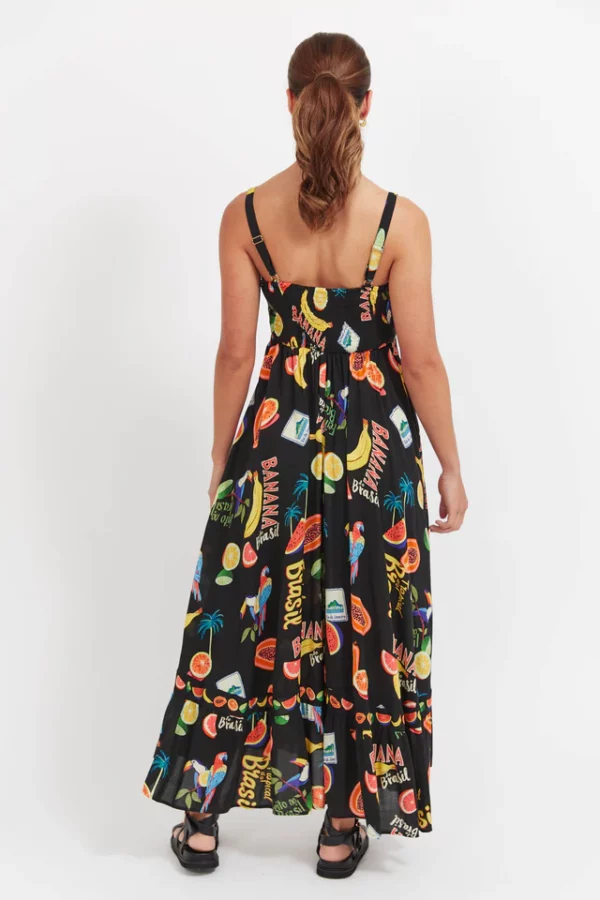 Cabana Tank Maxi Dress - Brasil Black - Image 5