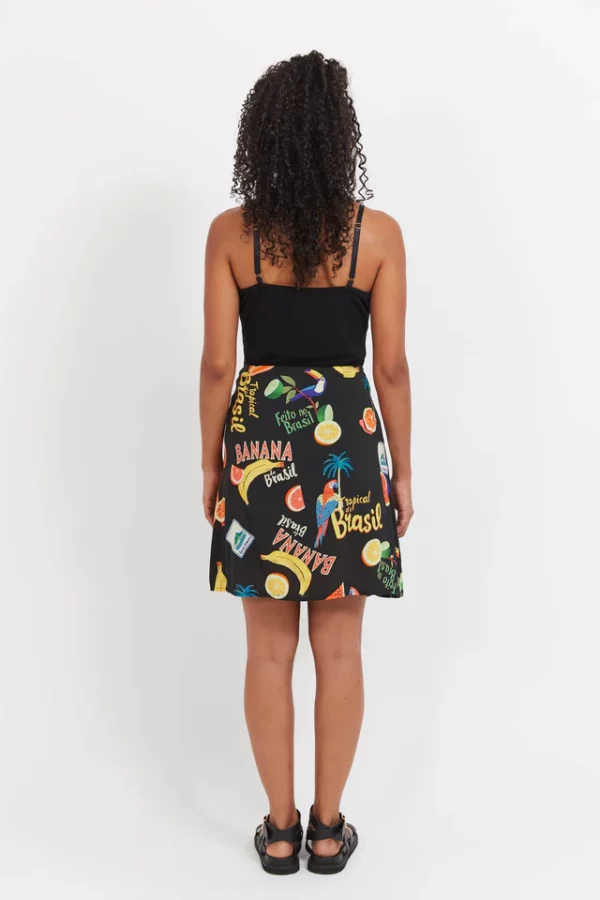 Cabana Mini Skirt - Brasil Black - Image 6