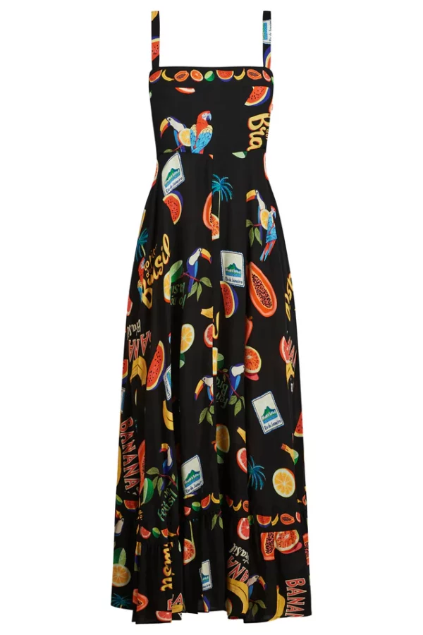 Cabana Tank Maxi Dress - Brasil Black - Image 6