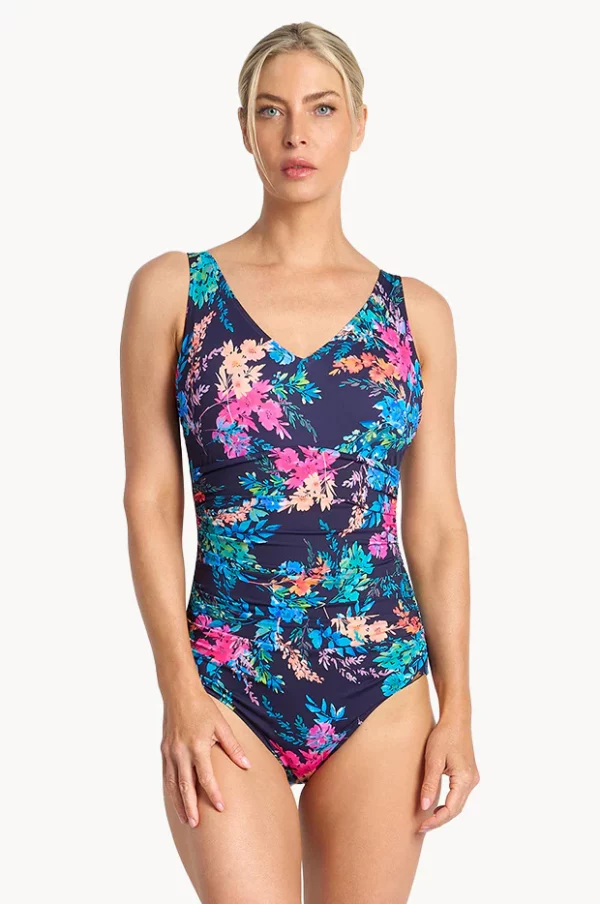 Fresia F/G Cup Multi Ruched One Piece