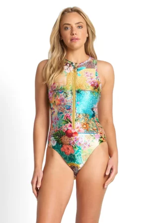 Papaya Catsuit One Piece - Multiple Colours