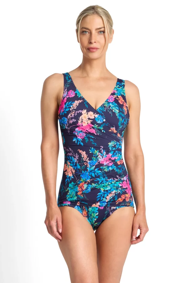 Fresia Sheath One Piece - Navy