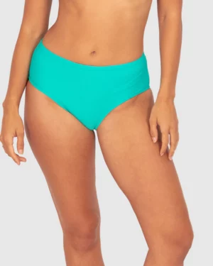 Rococco Mid Bikini Bottom-Caribbean