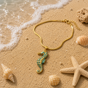 Ocean Summer Marine Seahorse Necklace